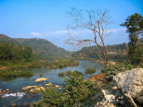 laos luang prabang river