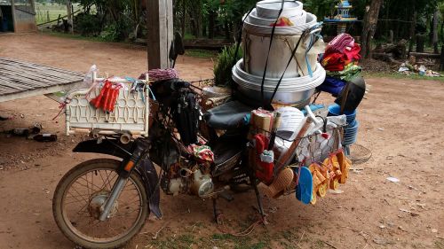 laos motorcycle asia