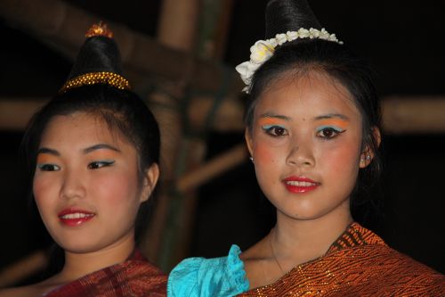 laos faces girl