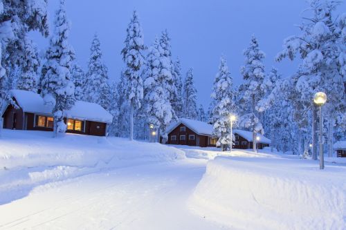 lapland winter snow