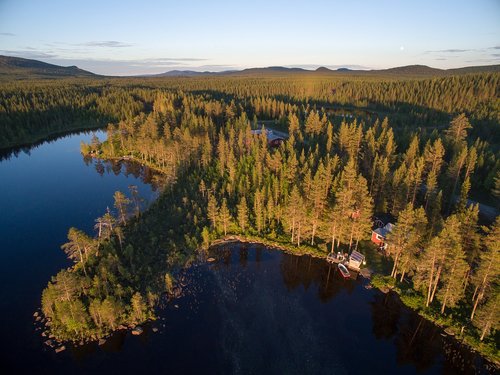 lapland  njallejaur  sunrise