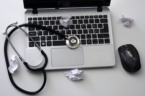 laptop mouse stethoscope