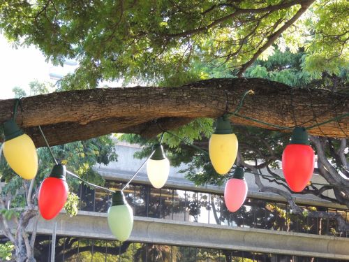 Large Christmas Light Decoration