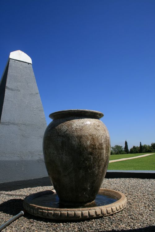 Large Urn Against The Sky