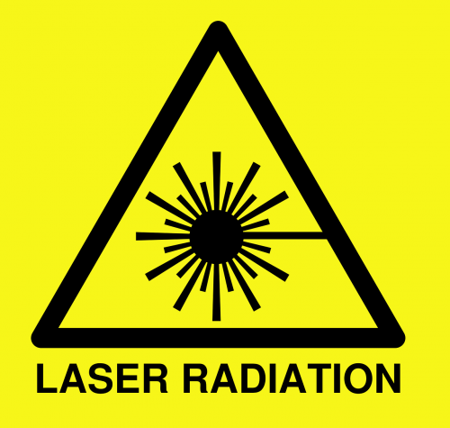 laser radiation warning
