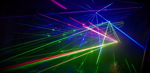 laser show  laser  light beam