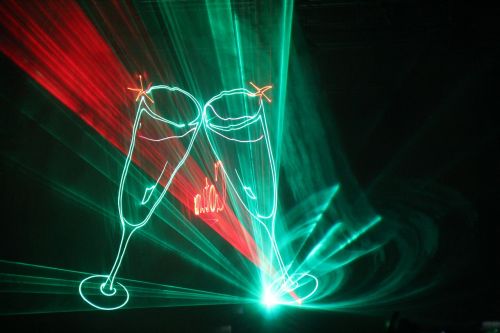 lasershow laser red