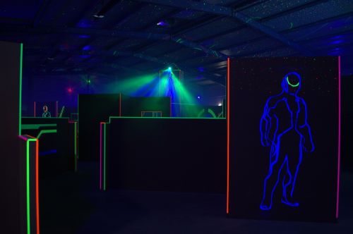lasertag arena hall