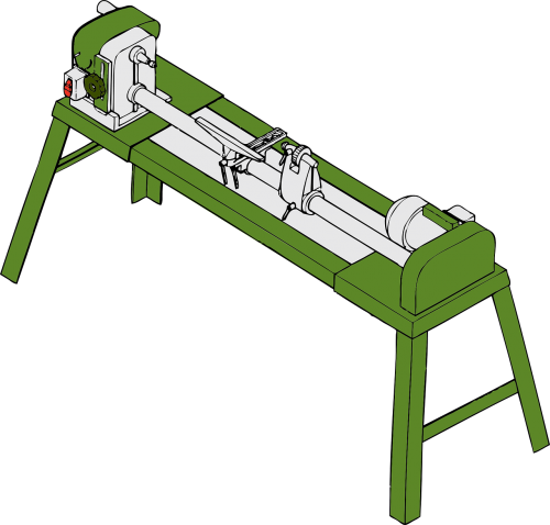 lathe machine wood