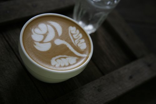 latte art  coffee  break time