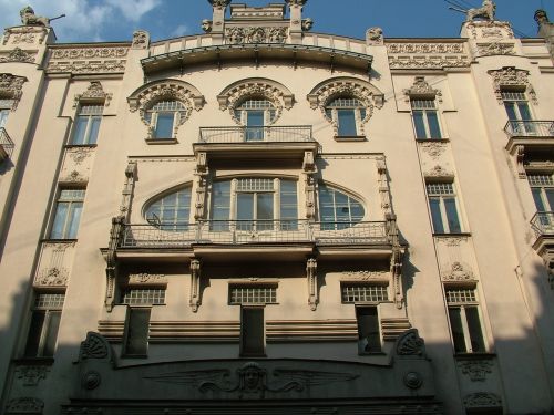 latvia riga art nouveau