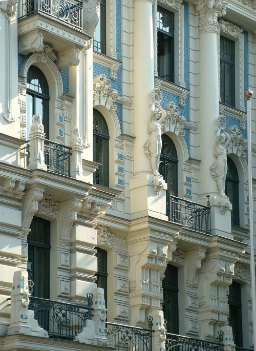 latvia riga art nouveau