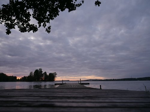 latvia  pier  nature