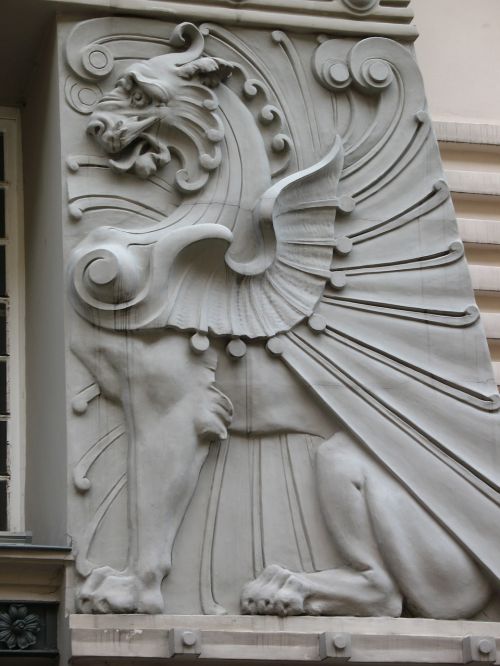 latvia riga stucco