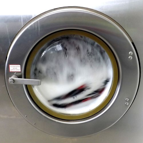 laundromat washing machine soap