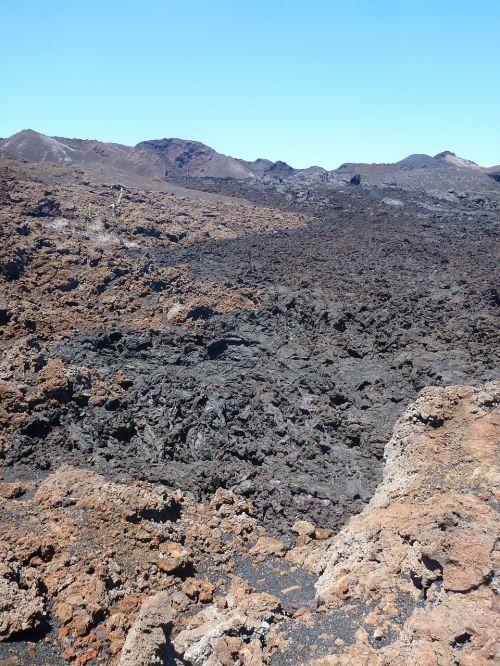 lava volcano lava flow