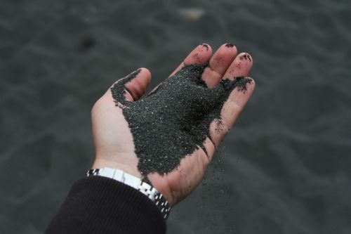 lava sand volcano