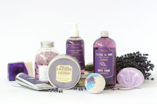 lavender products soap body