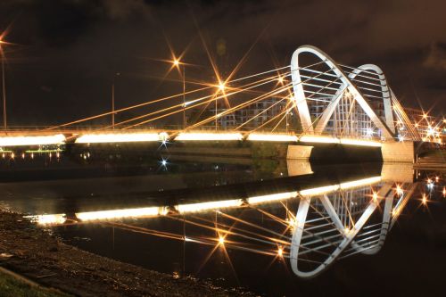 lazarev bridge st petersburg russia river