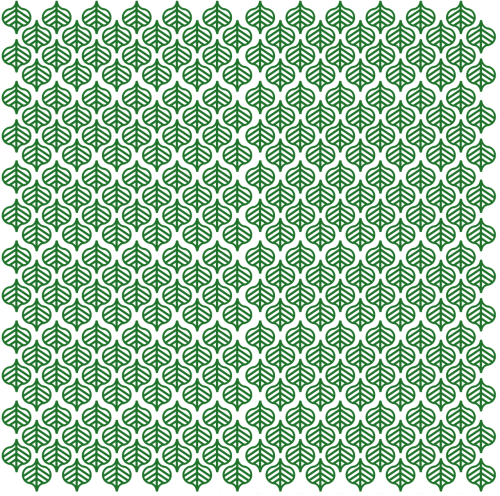 leaf pattern green