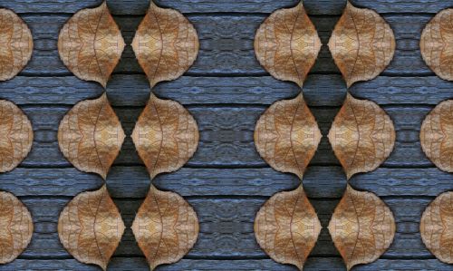 Leaf And Wood Pattern