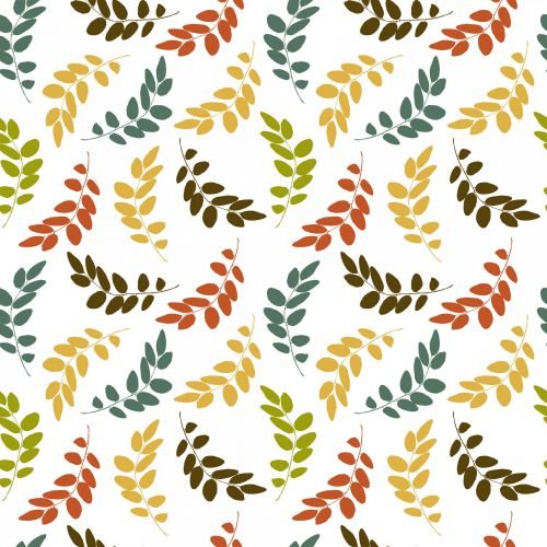 Leaf Pattern Seamless Wallpaper