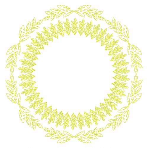 Leaf Wreath Pattern