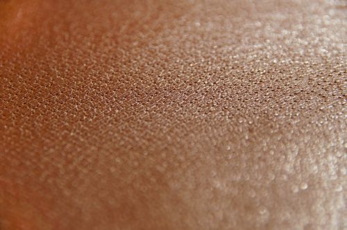 leather pores macro