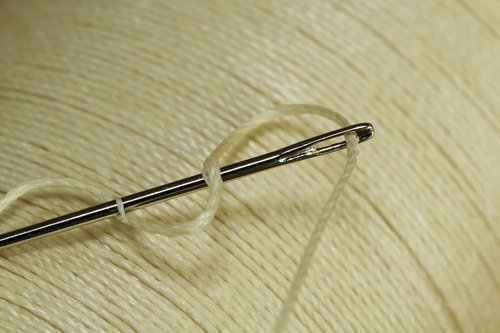 leather craft  needle  thread