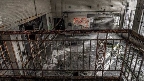 abandoned  industry  steel
