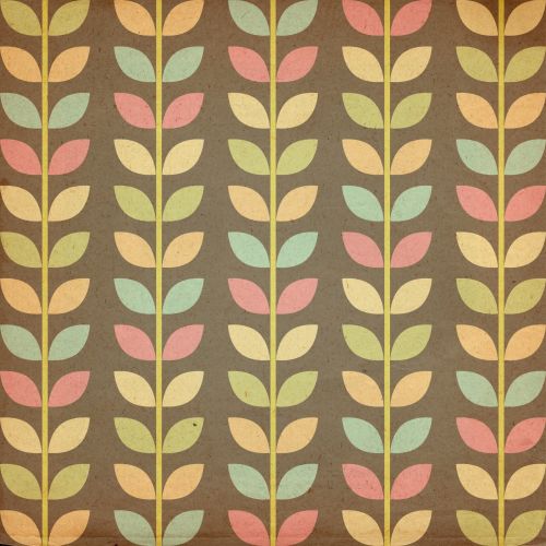 Leaves Abstract Vintage Background