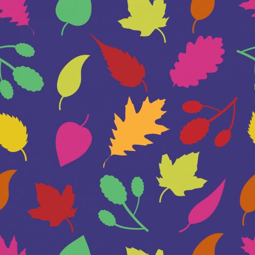 Leaves Pattern Wallpaper Background
