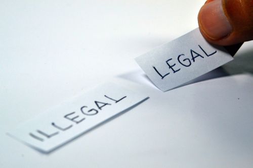 legal illegal choose