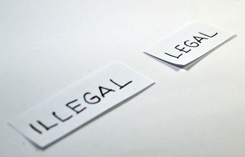 legal illegal choose