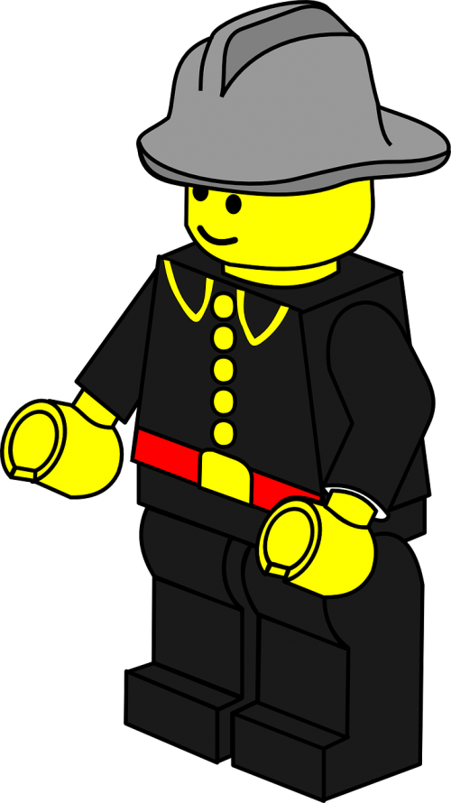 lego toy firefighter