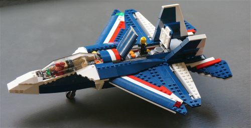 lego fighter jet lego built