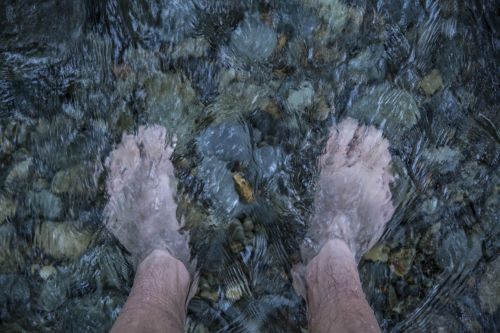 Legs Under Water
