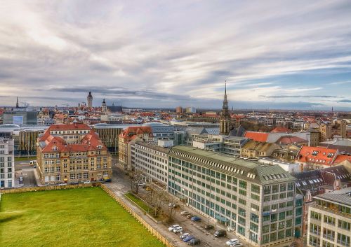 leipzig city view