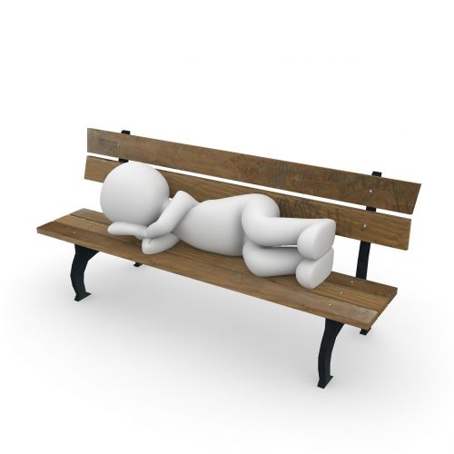 leisure park bench sleep