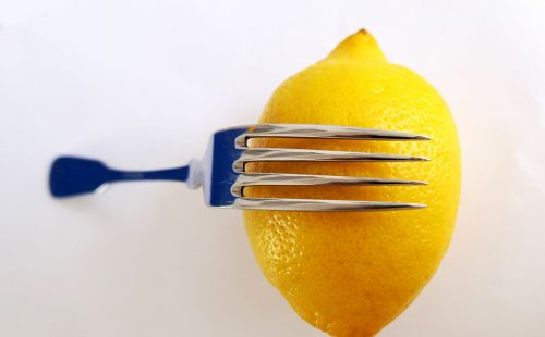 lemon fork citrus