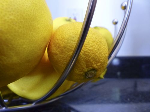 Lemons In A Basket