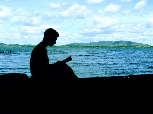 Reading In The Canoe