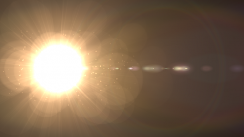 lens flare photoshop