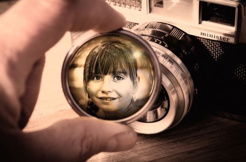 lens camera child