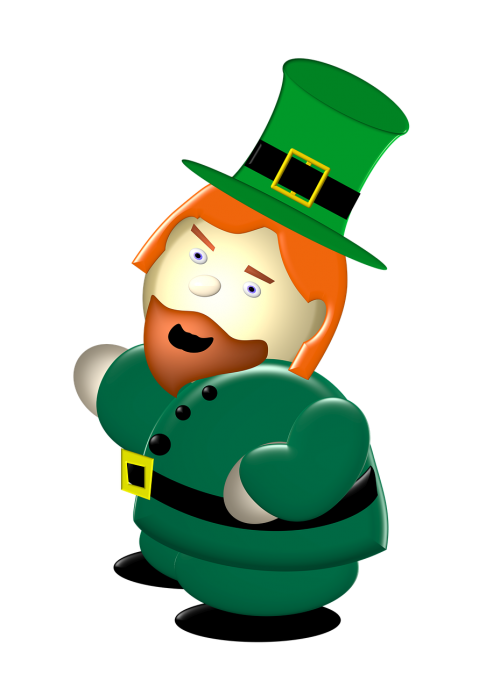 leprechaun green orange