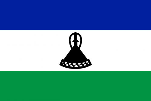 lesotho flag national flag