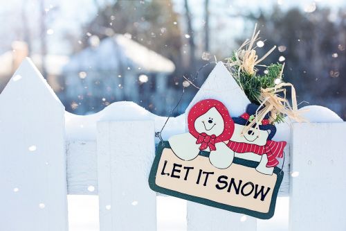 let it snow winter christmas
