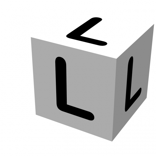 letter block l