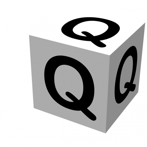 letter block q