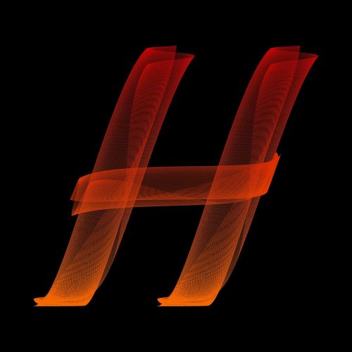 letter h particles